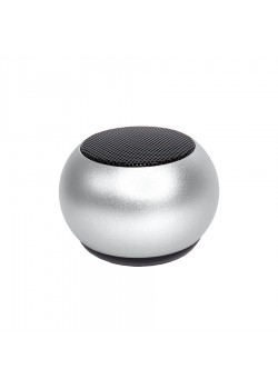 Портативная mini Bluetooth-колонка Sound Burger 'Ellipse' серебро, серебристый