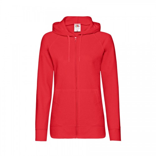 Толстовка женская LADIES LIGHTWEIGHT HOODED SWEAT 240, красный