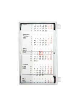 Календарь настольный для рекламных вставок, белый