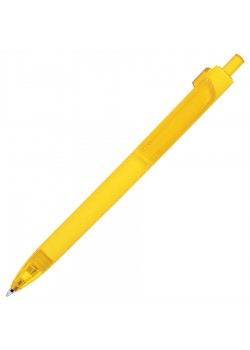 Ручка шариковая FORTE SOFT, покрытие soft touch, желтый
