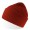 Шапка OAK рельефной вязки, с отворотом, из пряжи Polylana®, красный