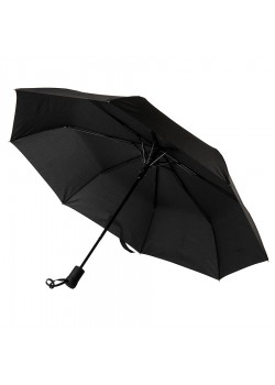 Зонт складной MANCHESTER, полуавтомат, черный
