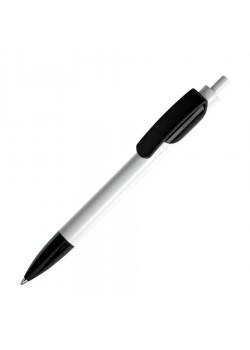 Ручка шариковая TRIS, черный, белый