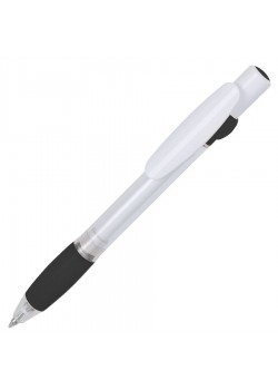 Ручка шариковая с грипом ALLEGRA SWING, черный, белый