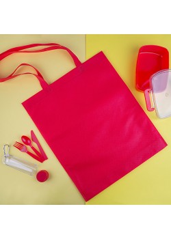 Набор подарочный FIRSTAID: сумка, ланчбокс, набор столовых приборов, красный