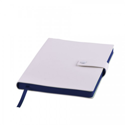 Ежедневник недатированный STELLAR, формат А5, белый, темно-синий