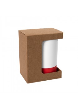 Коробка для кружки 26700, размер 11,9х8,6х15,2 см, микрогофрокартон, коричневый