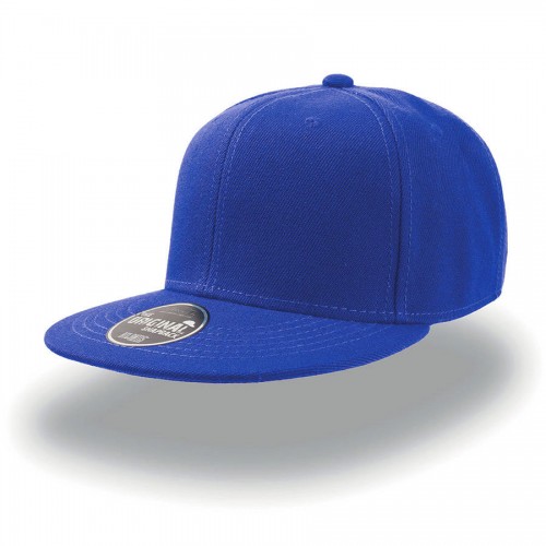 Бейсболка SNAP BACK, 6 клиньев, пластиковая застежка, синий