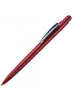 Ручка шариковая MIR, пластик/металл, бордовый, серебристый
