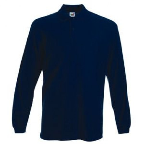 Поло 'Long Sleeve Polo', тёмно-синий