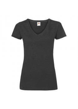 Футболка женская 'Lady-Fit V-Neck T', черный