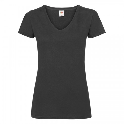 Футболка женская 'Lady-Fit V-Neck T', черный