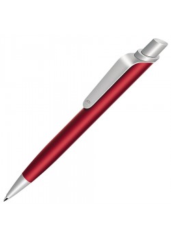 ALLEGRO, ручка шариковая, красный/хром, красный, серебристый