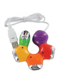 USB-разветвитель 'Трансформер', разные цвета