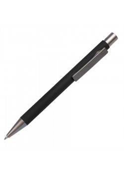 Ручка шариковая FACTOR, черный, серый
