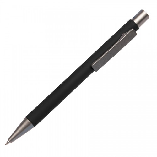 Ручка шариковая FACTOR, черный, серый