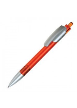 Ручка шариковая TRIS LX SAT, оранжевый, серебристый