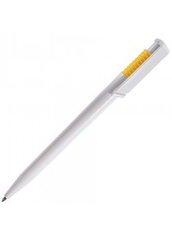 Ручка шариковая OCEAN, белый, желтый