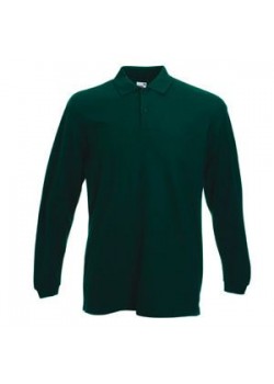 Поло 'Long Sleeve Polo', темно-зелёный