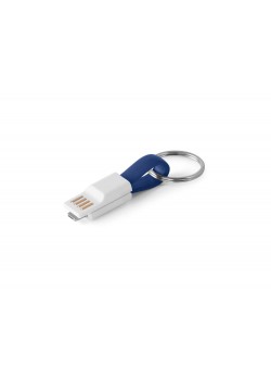 RIEMANN. USB-кабель с разъемом 2 в 1, Королевский синий