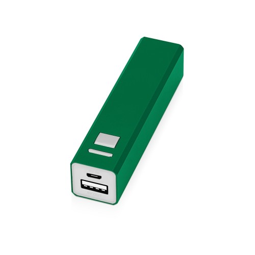 Портативное зарядное устройство Спейс, 3000 mAh, зеленый
