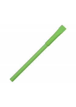 Ручка картонная с колпачком Recycled, зеленое яблоко