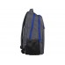Рюкзак Metropolitan, серый с синей молнией
