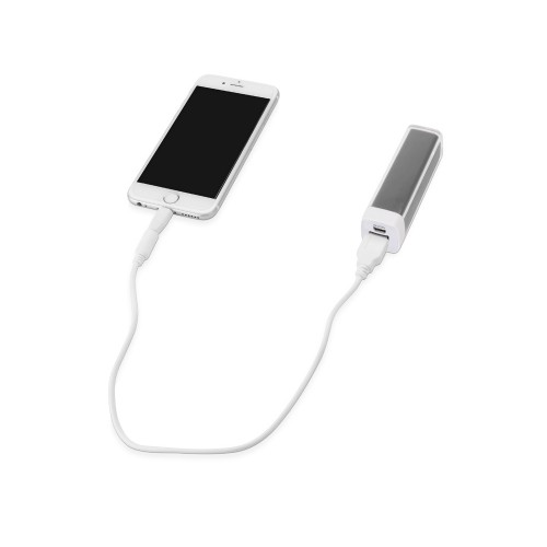 Портативное зарядное устройство Ангра, 2200 mAh, серый