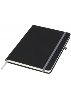 Блокнот Noir среднего размера, черный/серый