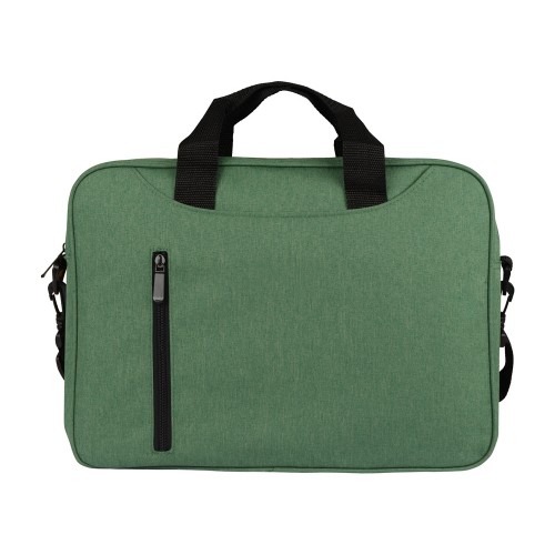 Сумка для ноутбука Wing с вертикальным наружным карманом, зеленое яблоко