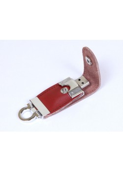 USB-флешка на 32 Гб в виде брелка, коричневый