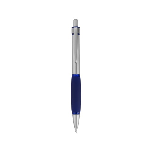 Ручка шариковая Мелодия, синий/серебристый