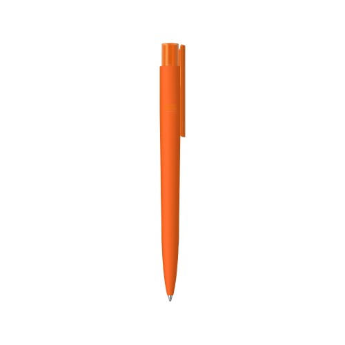 Шариковая ручка RECYCLED PET PEN PRO K transparent GUM soft-touch, оранжевый