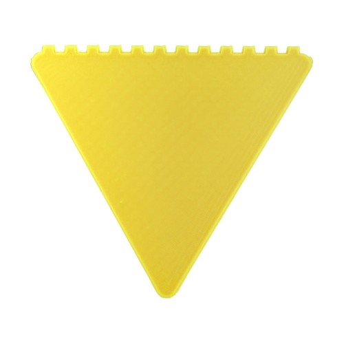 Треугольный скребок Frosty, желтый