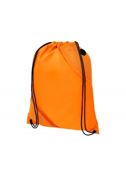 Рюкзак со шнурком Oriole с двойным кармашком, оранжевый