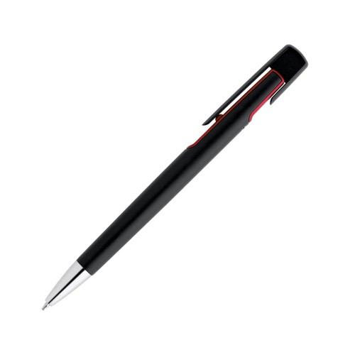 BRIGT. Шариковая ручка с металлической отделкой, Красный