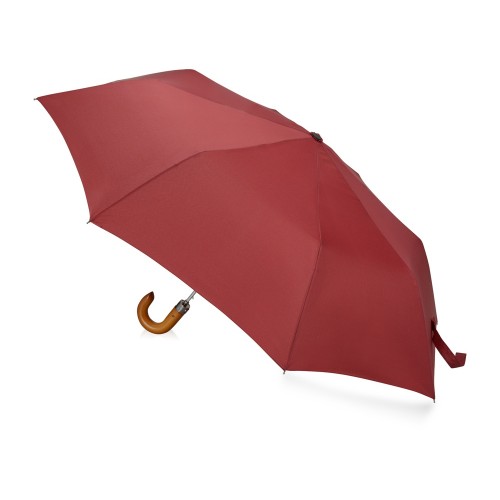 Зонт складной Cary , полуавтоматический, 3 сложения, с чехлом, бордовый