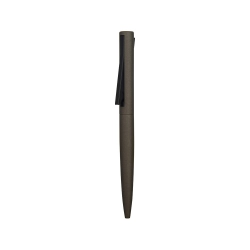 Ручка металлическая шариковая Bevel, серый/черный