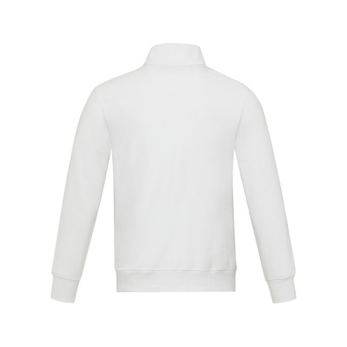 Galena унисекс-свитер с полноразмерной молнией из переработанных материалов Aware™ - Белый