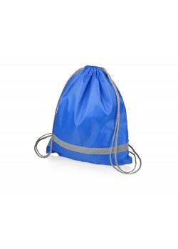 Рюкзак Россел, синий с серыми шнурками (P)