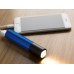 Портативное зарядное устройство Юпитер с фонариком, 3000 mAh, синий