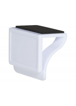 Блокировщик камеры с мягкой стороной, предназначенной для очистки монитора, белый