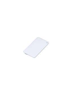 USB-флешка на 64 ГБ в виде пластиковой карточки, белый