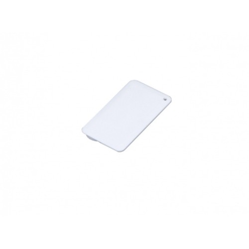 USB-флешка на 64 ГБ в виде пластиковой карточки, белый