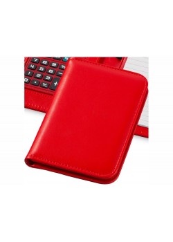 Блокнот А6 Smarti с калькулятором, красный