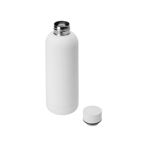 Вакуумная термобутылка Cask Waterline, soft touch, 500 мл, белый (Р)
