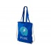Рюкзак со шнурком Eliza из хлопчатобумажной ткани плотностью 240 г/м², синий