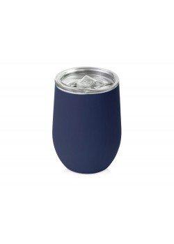 Термокружка Vacuum mug C1, soft touch, 370мл, темно-синий