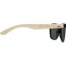 Taiyō, зеркальные поляризованные солнцезащитные очки в оправе из переработанного PET-пластика/бамбука в подарочной коробке, дерево