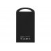 Портативное зарядное устройство Shine с зеркальной гравировкой, 4000 mAh, черный